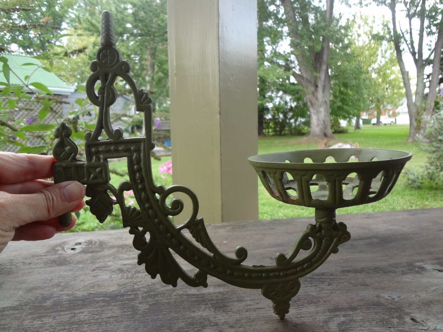 Victorian SwingArm Oil Lamp Holder