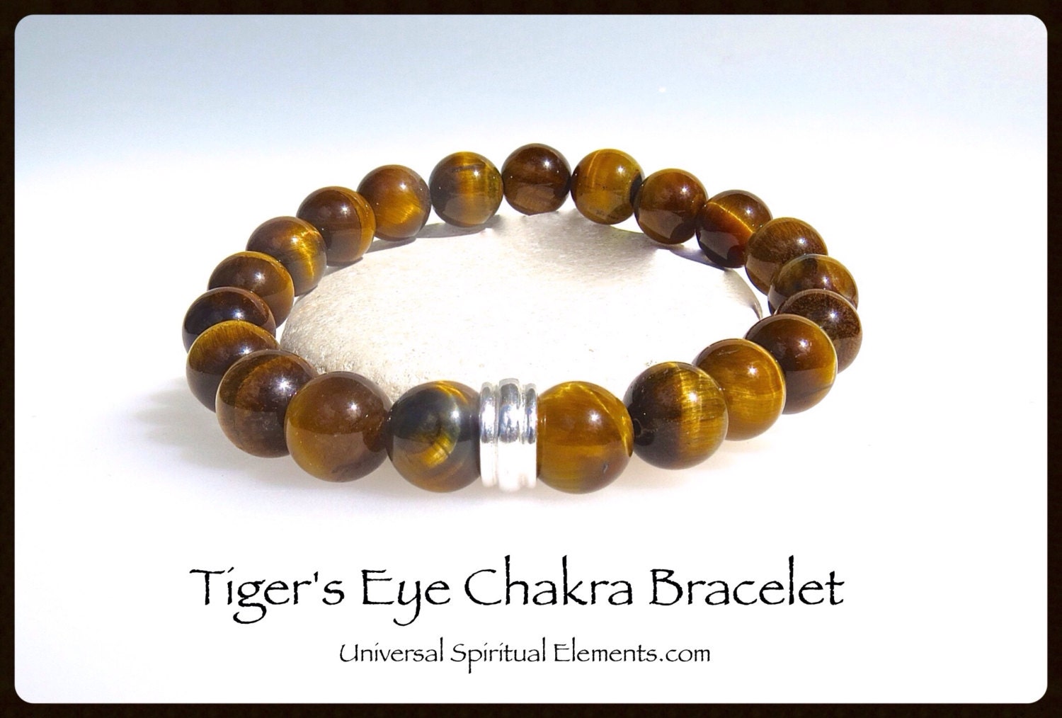 Tiger's Eye Chakra Bracelet by EarthsRareMinerals on Etsy