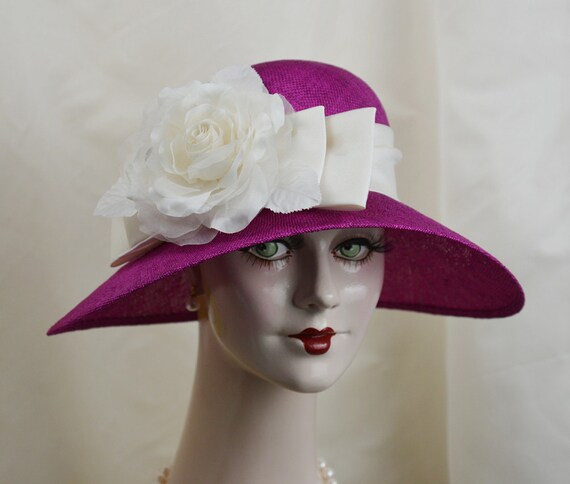 Ladies Straw Hat 1920s Straw Hat Garden Hat