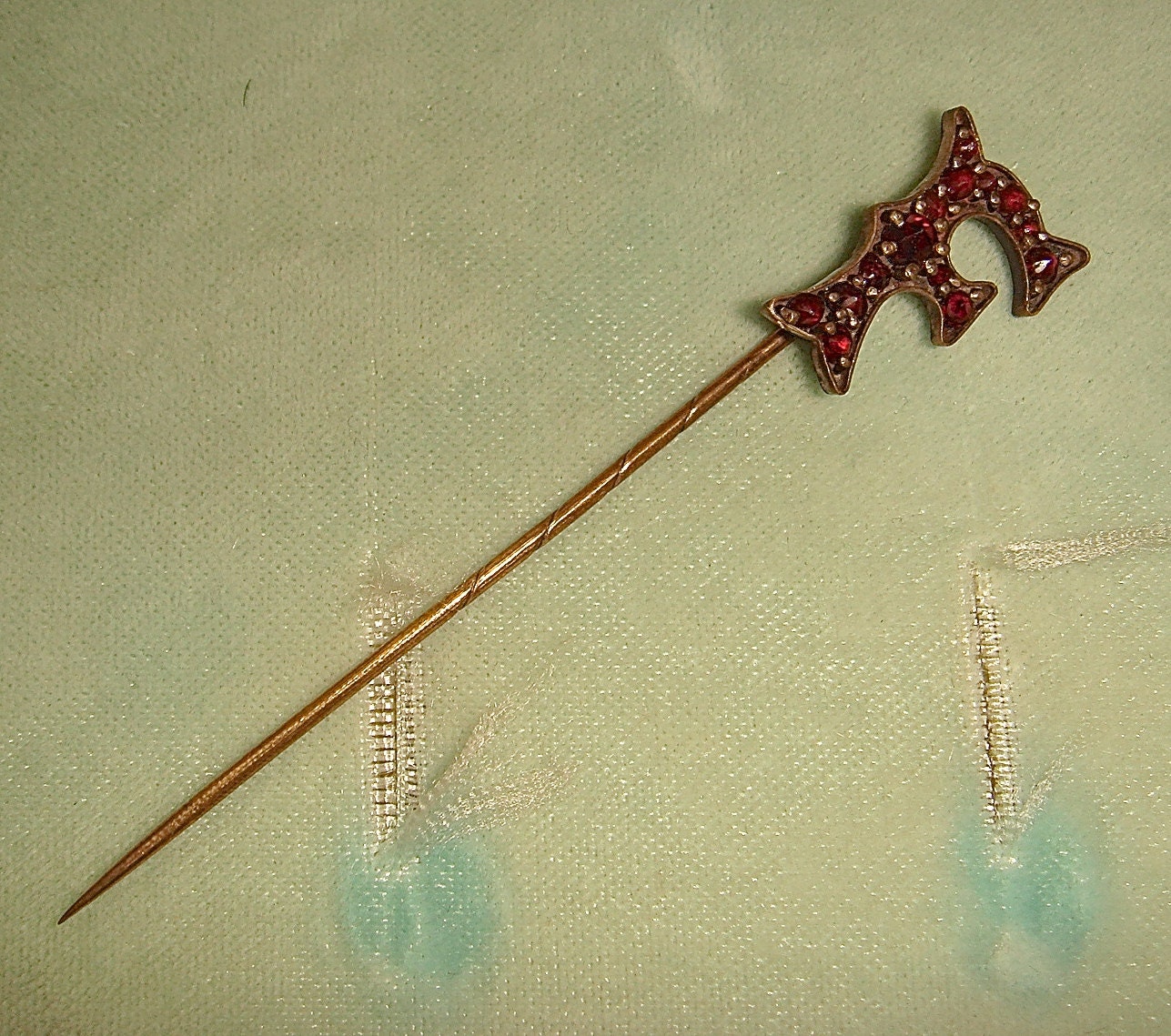 Antique Stick Pin / Vintage Initial “F” Stick Pin Haute Juice