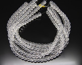1strand(crystal) - artificial crystal faceted rondel sized 10mm
