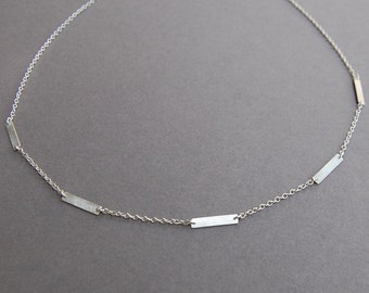 Silver Little Stix Necklace