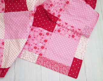 SALE , baby quilt , baby quilts for sale , personalized baby blankets , homemade quilts , baby girl pink quilt blanket , modern quilt