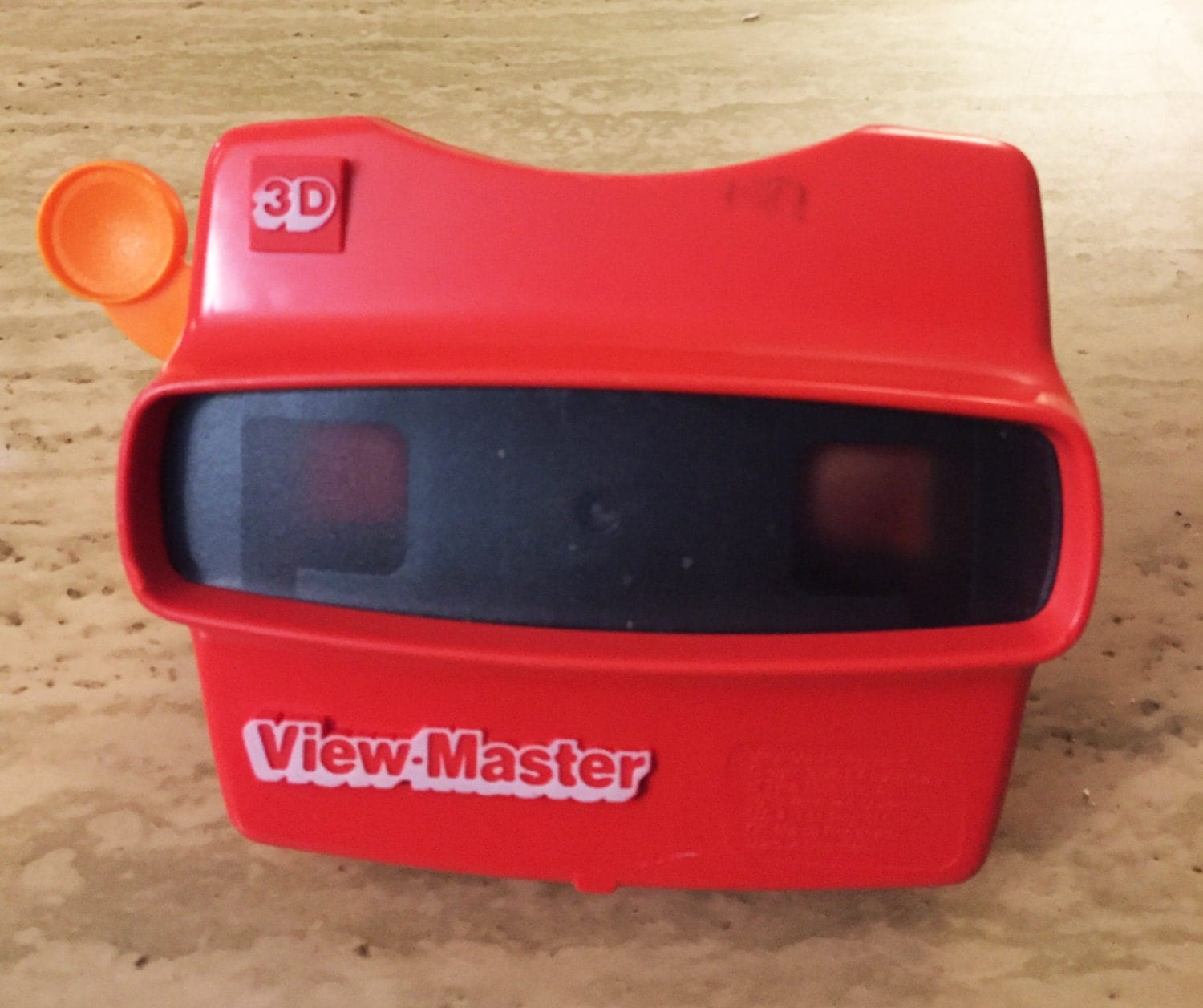 Vintage 1980s View Master 3D Toy in Red Viewmaster