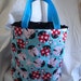 Lunch Bag, Adult Lunch Tote, Ladybug Lunchbag, Insulated Lunch Bag, Eco Friendly Fabric Tote, Thermal Tote Bag