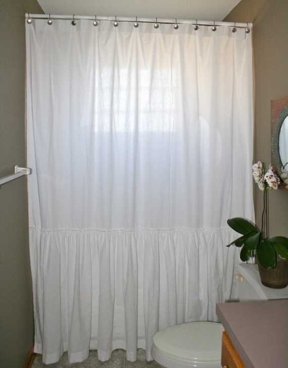 custom shower curtain white shabby chic by shadesupandco custom shower curtain white shabby chic by shadesupandco