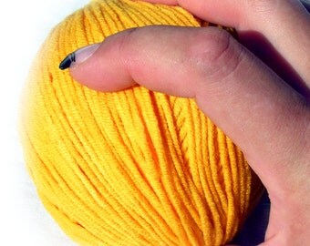 Lanoso Alara cotton Yarn. Yellow (913). Cotton yarn. DSH(P3)