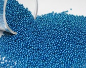 1mm micro marbles blue metallic half ounce / 14 grams glass microbeads miniature kawaii sprinkles decoden Craft Supplies 1mm micro marbles blue metallic half ounce / 14 grams glass microbeads miniature kawaii sprinkles decoden Craft Supplies