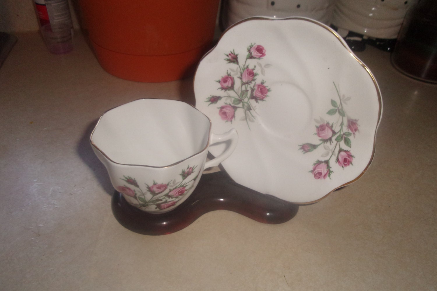 vintage royal kent bone china cup saucer set coffee tea