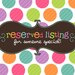 Reserved Listing For Amanda