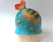 Hand felt Sauna hat # Perch