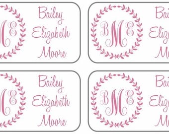 55 Custom Stick On Clothing Labels - Washing machine and dryer safe - Personalized clothing labels