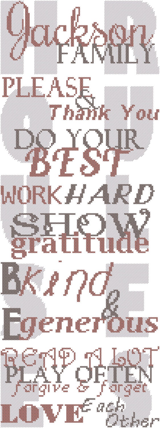 Cross Stitch Pattern House Rules | modern house rules cross stitch pattern in this house we Cross Stitch Pattern House Rules | modern house rules cross stitch pattern in this house we