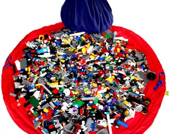 Lego Bag  • Lego Storage... Easy for kids to use!! Lego Bag, Lego Play Mat • Lego Storage Bag by Toyzbag-120cm diameter mat