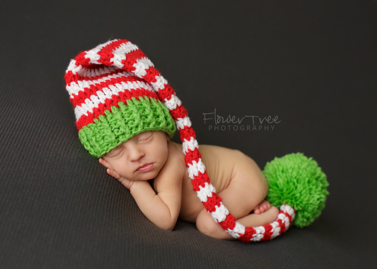 newborn santa hat christmas hat newborn photo prop striped newborn santa hat christmas hat newborn photo prop striped