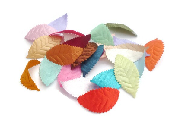 Leaf+Shapes+for+Crafts cut shape leaf craft shapes satin leaf patch fabric accessories crafts ...