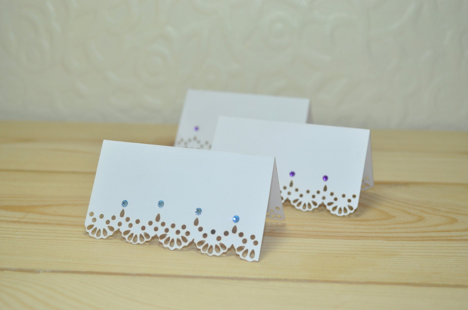Lace Laser Cut Wedding Place Cards Pack of 25