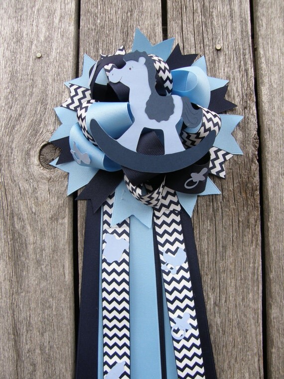 rocking horse baby shower by bonbow on Etsy