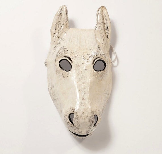 Paper Mache Horse Mask