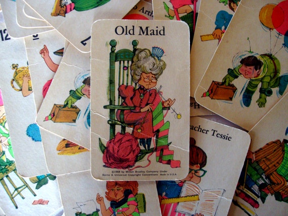 1960 old maid cards