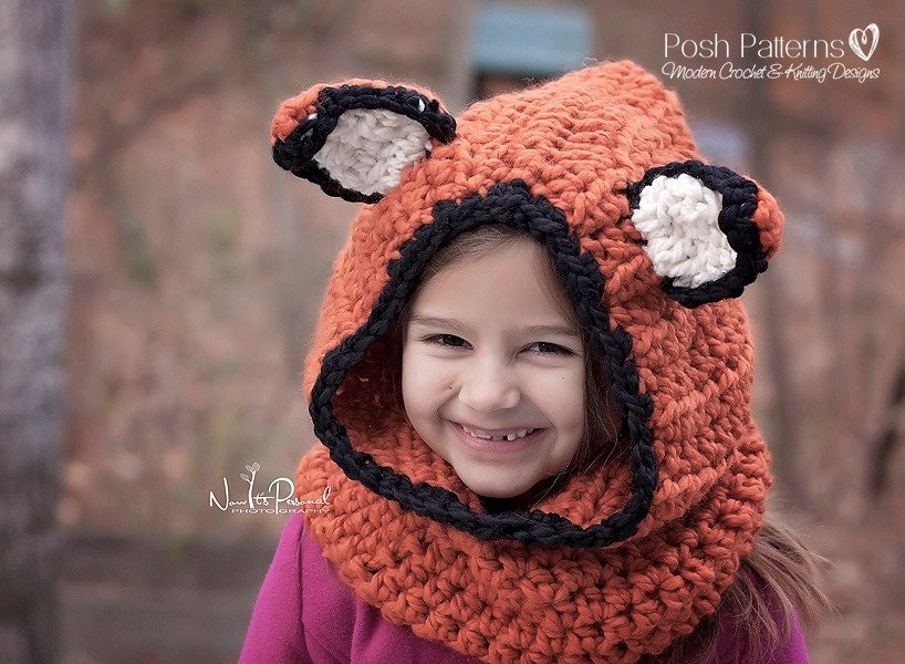 Crochet Fox Hood Pattern Free Crochet Pattern Fox Hooded
