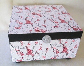 Keepsake Box - Large Keepsake Box - Japanese - Shower Gift - Wedding Gift