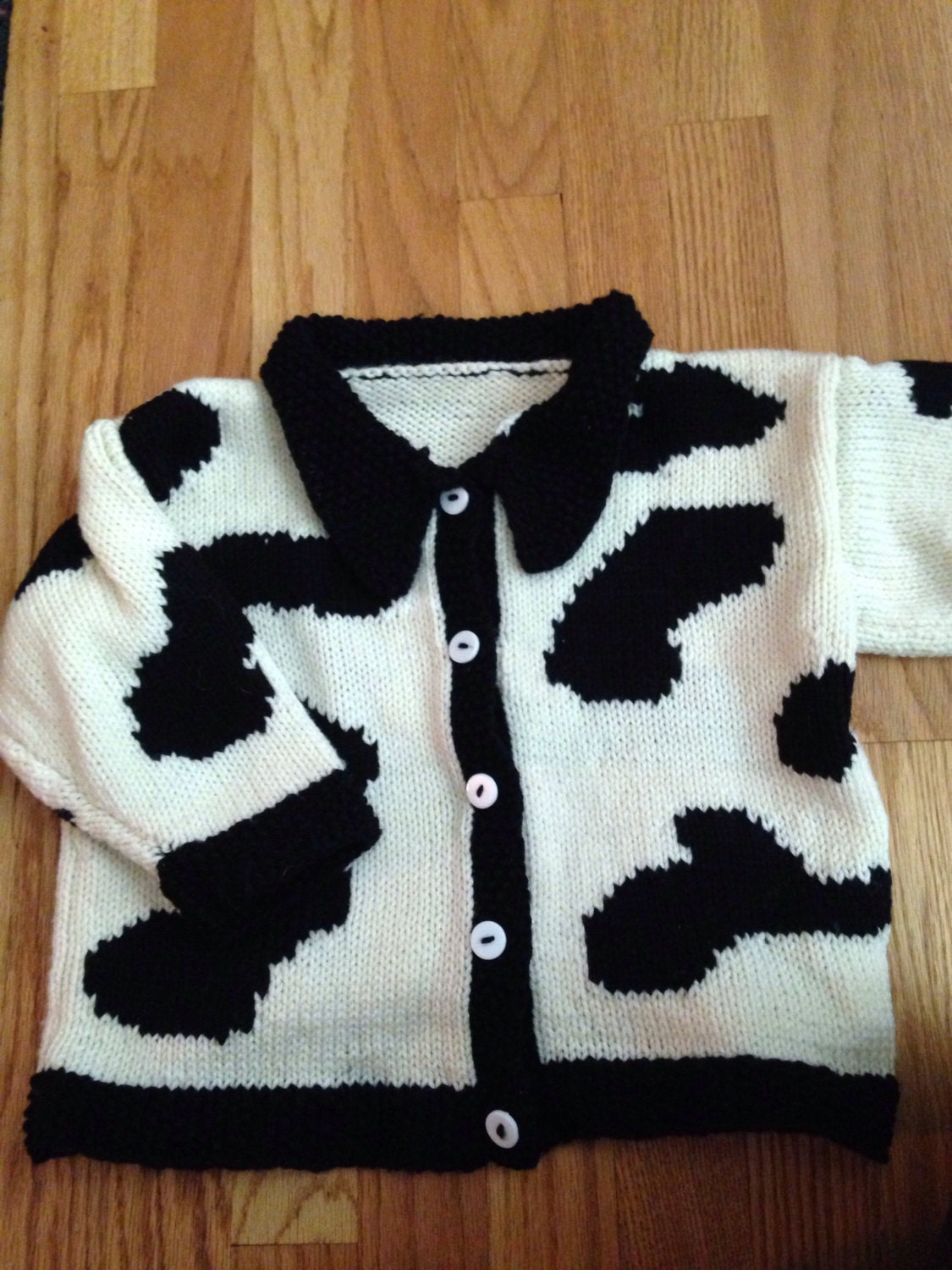 zara cow sweater