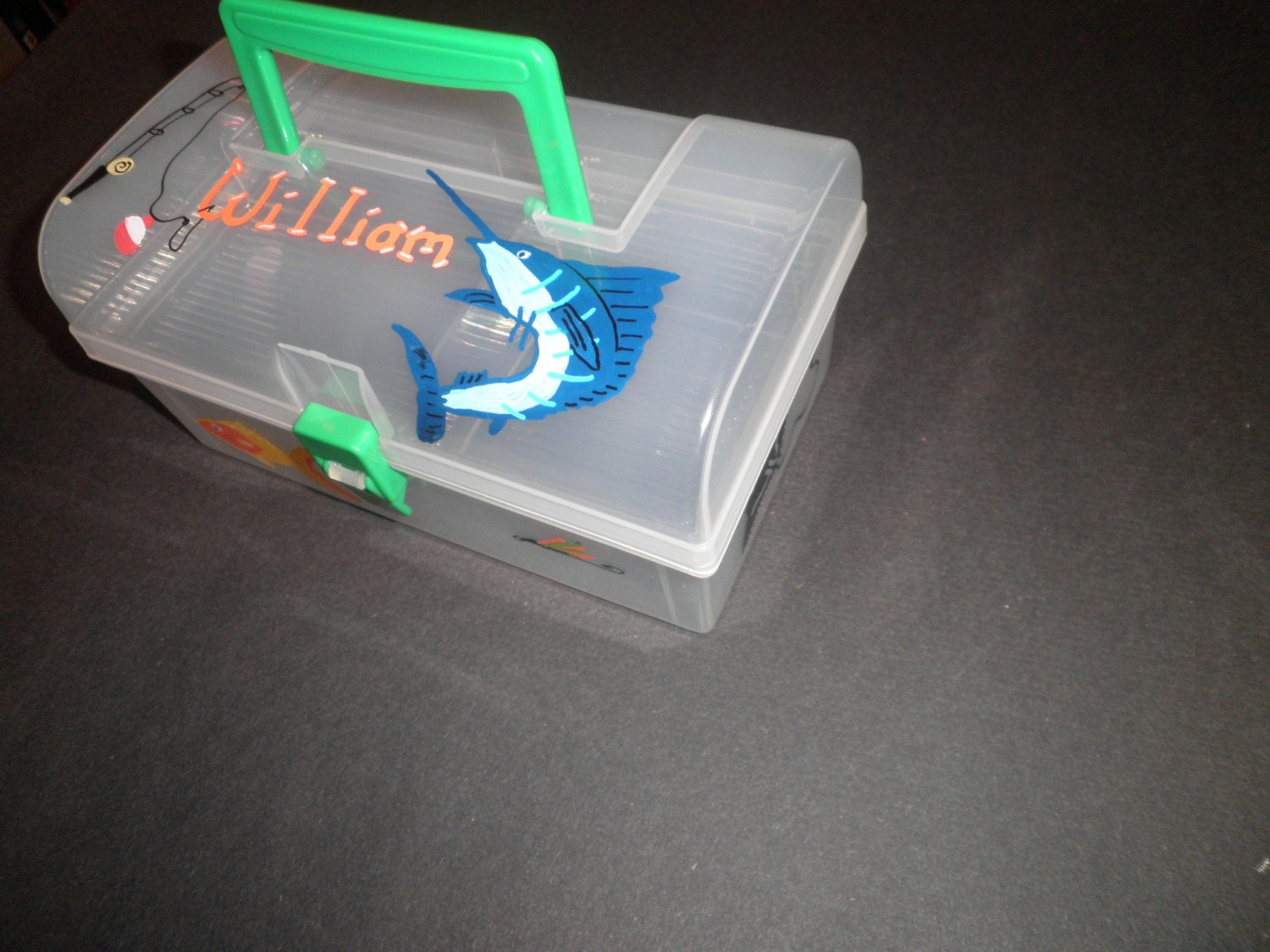 Personalized Tackle Box for Boys and Girls Storage Organizer