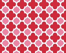 Popular items for quatrefoil fabric on Etsy