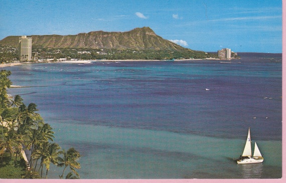 Ca. 1970'S Diamond Head Waikiki Beach Hawaii