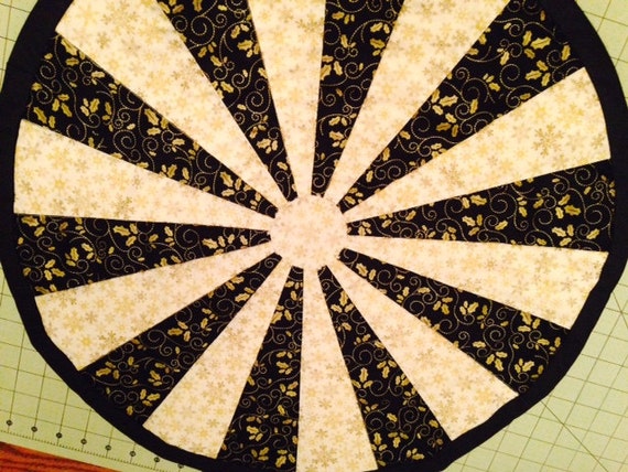 items similar to christmas quilted round table top tree items similar to christmas quilted round table top tree