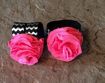 Hot Pink Barefoot Baby Sandals-Bab y Shoes-Newborn Shoes-Toddler Shoes ...