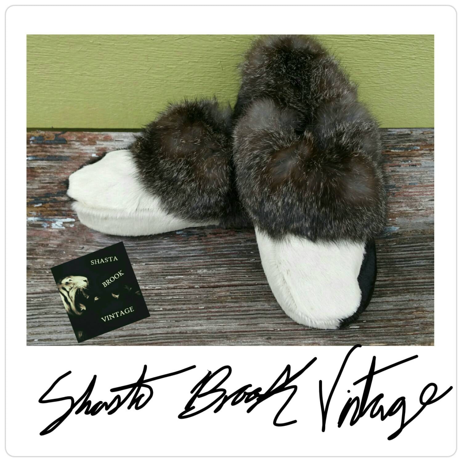 seal skin slippers