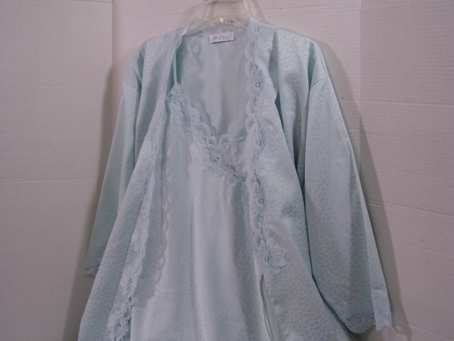 Miss Elaine Night Gown Set Sleepwear Set Short Robe and