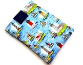 Hand Crafted Tablet Cover Made from Light House and Sailboat Fabric/ Case for  For iPad, Samsung Galaxy , Kindle Fire HD, Nook, Google Nexus Hand Crafted Tablet Cover Made from Light House and Sailboat Fabric/ Case for  For iPad, Samsung Galaxy , Kindle Fire HD, Nook, Google Nexus