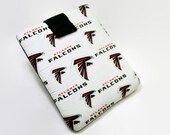 Hand Crafted Tablet Case From Licensed Atlanta Falcons  Football Fabric / Case for: iPad Mini,Kindle Fire HD 7,Samsung Galaxy 7, Nook 7