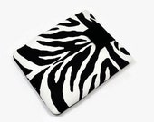 Hand Crafted Tablet Case from Zebra Print  Fabric /Case for:iPadmini, Kindle Fire HD7, Samsung Galaxy Tab7, Google Nexus 7,Nook HD 7