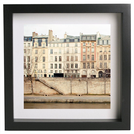 Paris photography print FRAMED sizes 10 x 10 12 x 12 by RubyandB