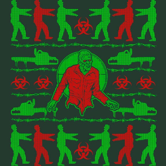 zombie christmas shirt