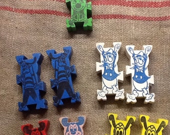 Wood Disney Characters made by Strombeck-Becker