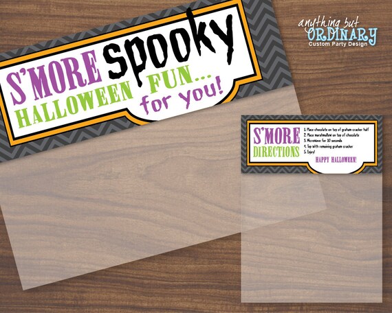 Items similar to Halloween Smore Spooky Bag Toppers ... Items similar to Halloween Smore Spooky Bag Toppers ...