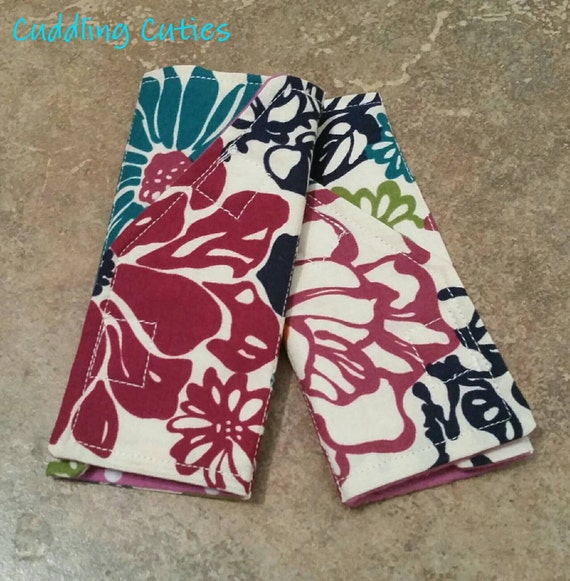Car Seat Strap Covers Reversible Contemporary by cuddlingcuties
