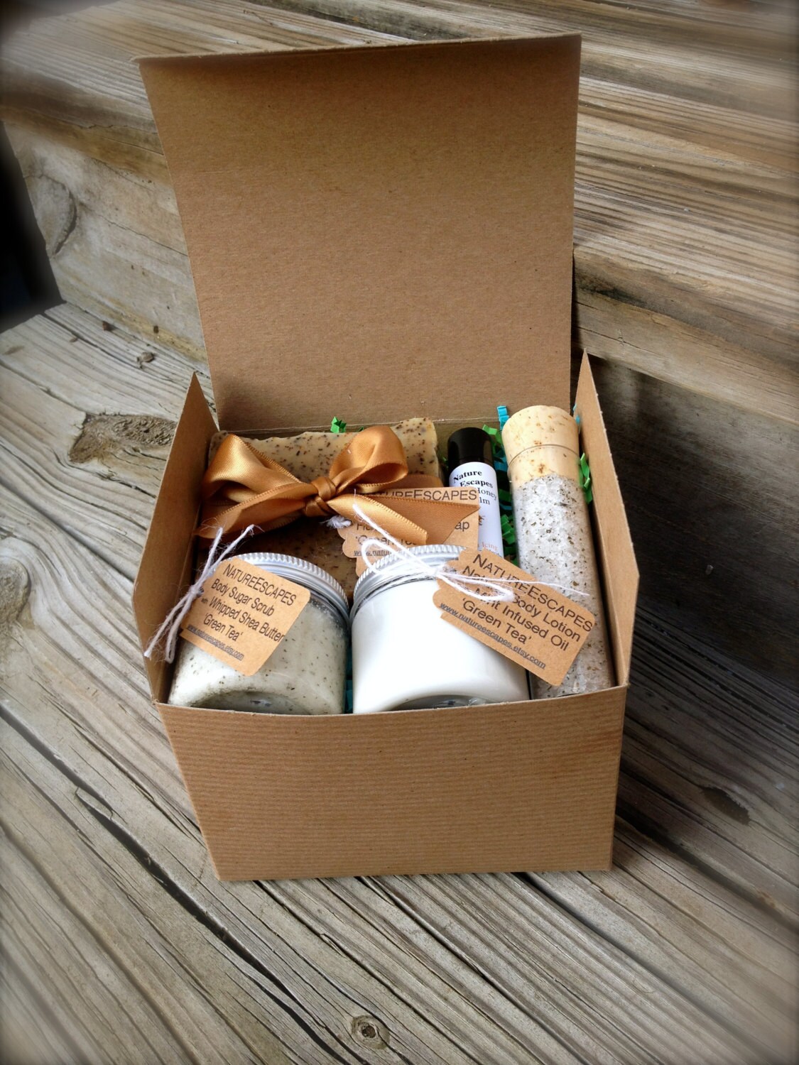 Green Tea Spa Gift Set Mother's Day Gift Bath Set Soap