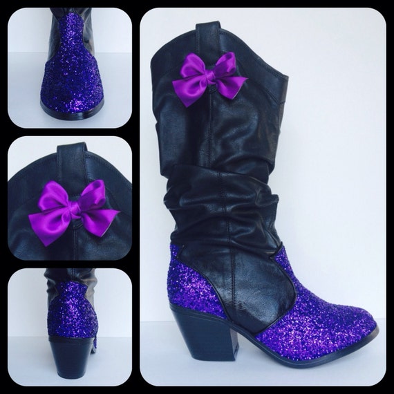 glitter cowboy boots for women