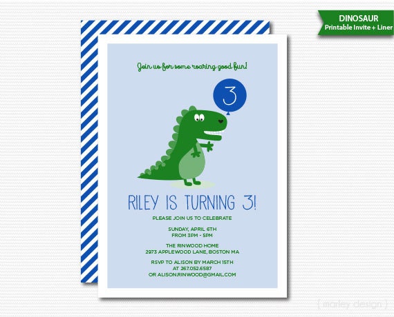 boys birthday invite