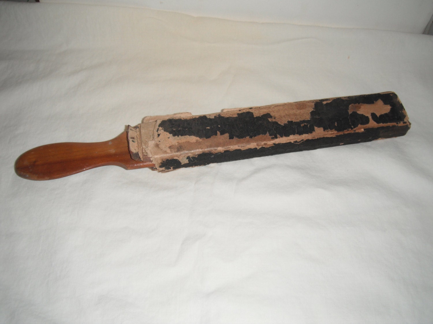 Antique leather razor strop