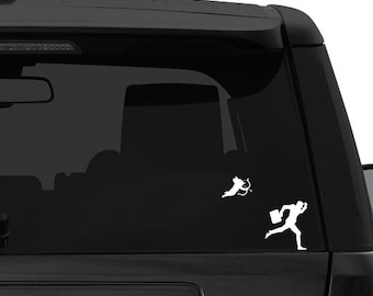 Banksy Runaway cupid- Anime Decal for Cars, Windows, Wall, Macbooks, Laptop, iPad, iPhone, Nintendo 3ds, XBox, Playstation etc