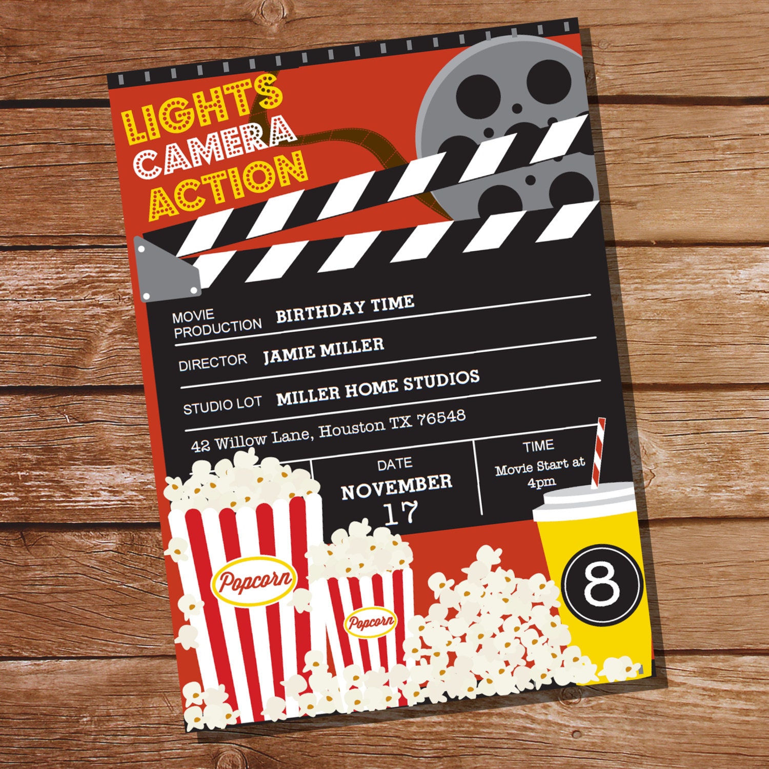 Printable Movie Party Invitations 9