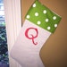 Q Christmas Stocking