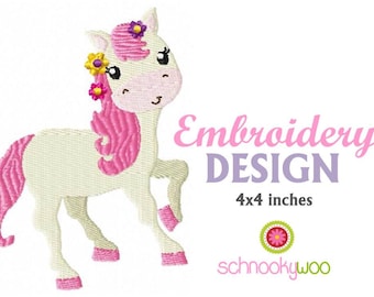 Horse embroidery design, cute pony design, pony embroidery design, horse embroidery, horses, pony